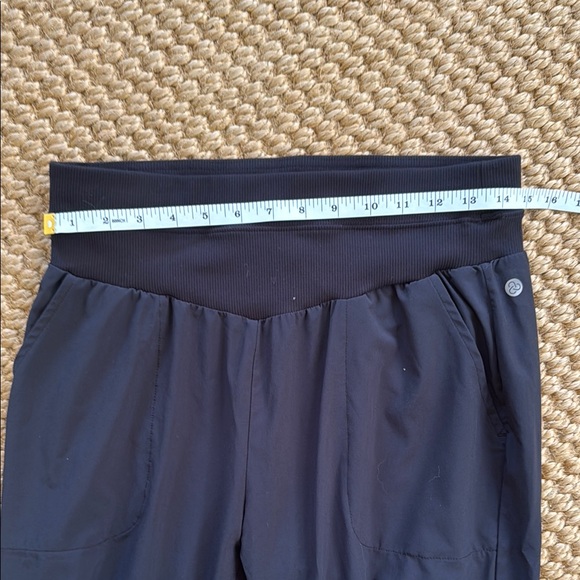 Zella Black Track Pants Joggers Elastic Waistband - Picture 4 of 5